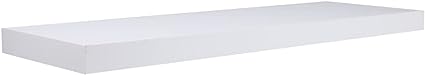 Floating Wall Shelf Black 24" (2 Pack)