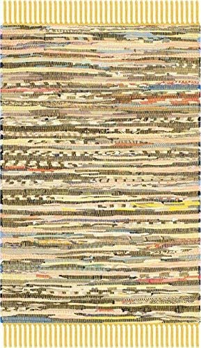 Hand Woven Yellow and Multi Cotton Runner