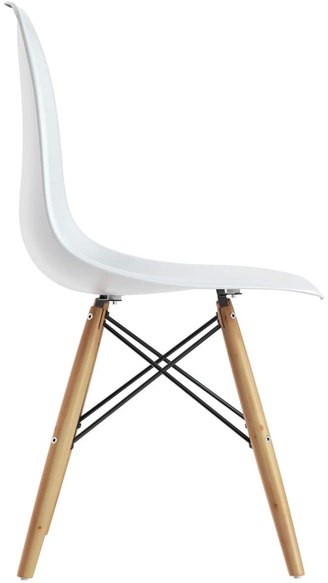Pre Assembled Mid Century Style DSW Wood Dining Chairs