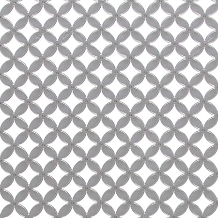Plastic Protective XL 25" Kitchen Sink Drying Mat/Grid Countertop Protectors- Extra Large - Diamante Collection - 2 Pack, Graphite Gray