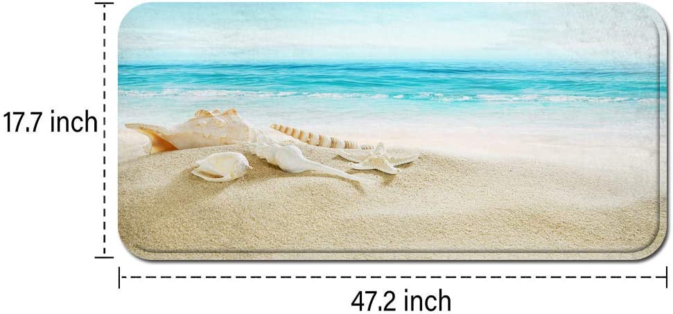 Home Decor Memory Foam Anti-Fatigue Non Slip Area Rug - 47.2" x 17.7"