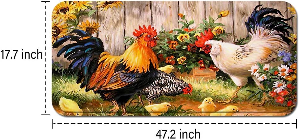 Home Decor Memory Foam Anti-Fatigue Non Slip Area Rug - 47.2" x 17.7"