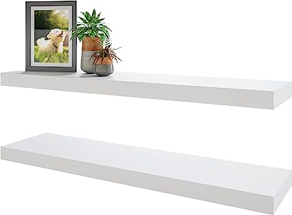 Set L24xW6 Decor Wall Mounted Hanging Shelves