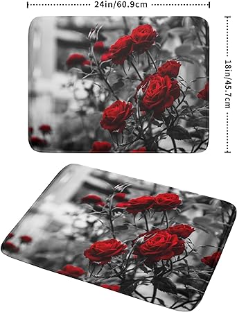 Absorbent Black Marble Dish Drying Mat Luxury Golden Kitchen Counter Mat, 18x24 inch