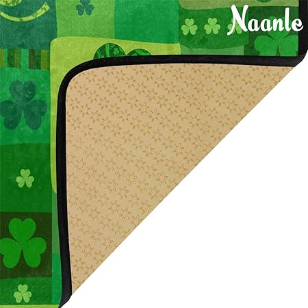 4th of July Anti Fatigue American Flag Non Slip Absorbent Floor Carpet Yoga Mat (3' in Diameter)