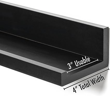 14" White Floating Shelves for Wall - Composite Wood Shelves for Wall Storage, Set of 3