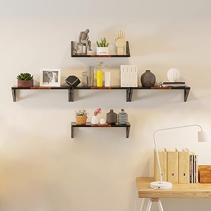 24 inch Floating Shelves Wall Storage Décor, Set of 2