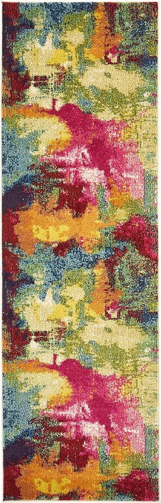 Colorful Abstract Multi-colored Soft Area Rug