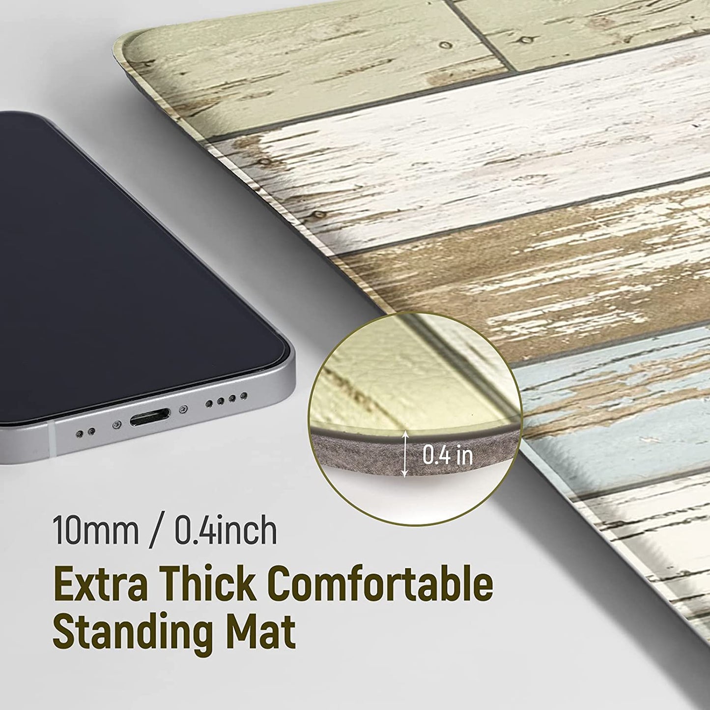 Set of 2, Anti-Fatigue Non-Slip , Waterproof Standing, Kitchen Floor Mats
