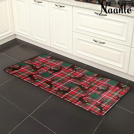 4th of July Anti Fatigue American Flag Non Slip Absorbent Floor Carpet Yoga Mat (3' in Diameter)