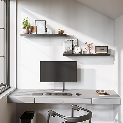 Set L24xW6 Decor Wall Mounted Hanging Shelves