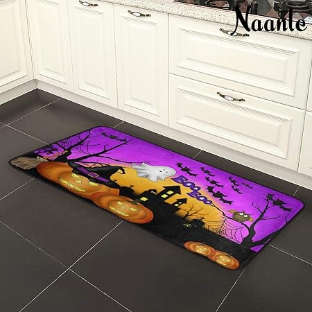 4th of July Anti Fatigue American Flag Non Slip Absorbent Floor Carpet Yoga Mat (3' in Diameter)