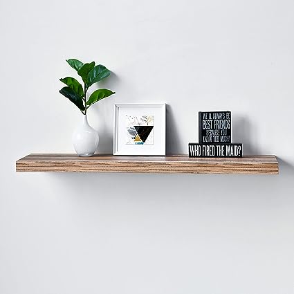 12" Deep Wall Shelves, 47.24" L x 11.81" D x 2" T, Deeper Than Others, Retro
