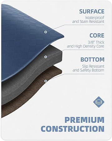 17βx71β Foam Comfort Kitchen Padded Mats for Standing, Waterproof Kitchen Sink Runner Rug