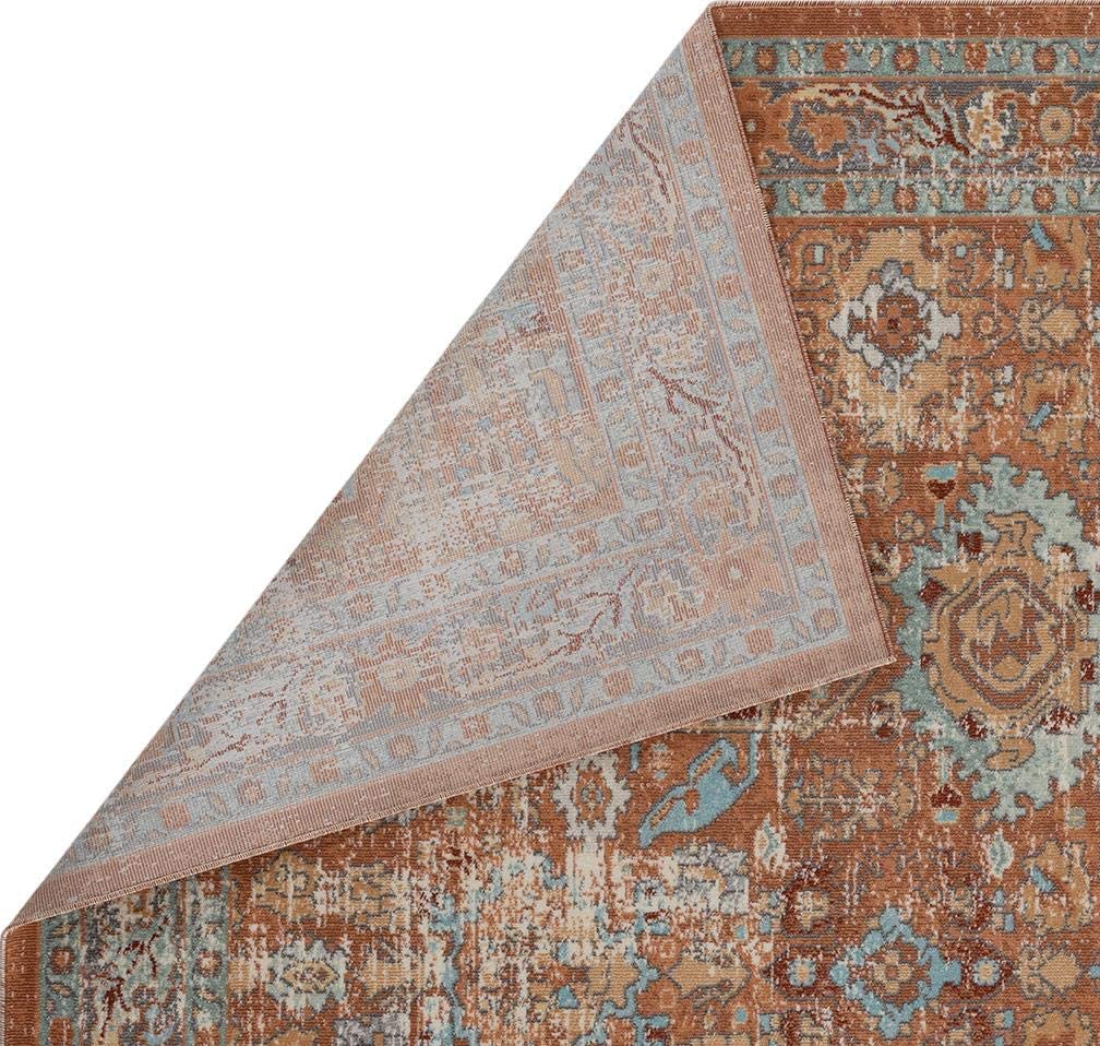 Kingsbury Collection Oriental Brick 5x7 Area Rug