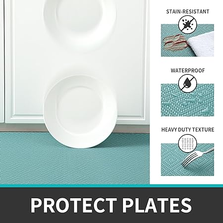 Non Slip, Waterproof Cushioned Anti Fatigue Standing Kitchen Floor Mat, 17"x29"+17"x59", Beige
