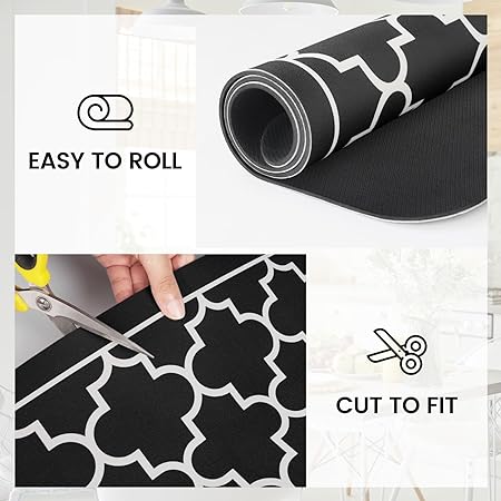 Dish Drying Mat Super Absorbent Drying Mat Large Dish Drying Mats for Kitchen Counter Easy clean Dish Mat Kitchen Drying Mat 15"x 18" Black