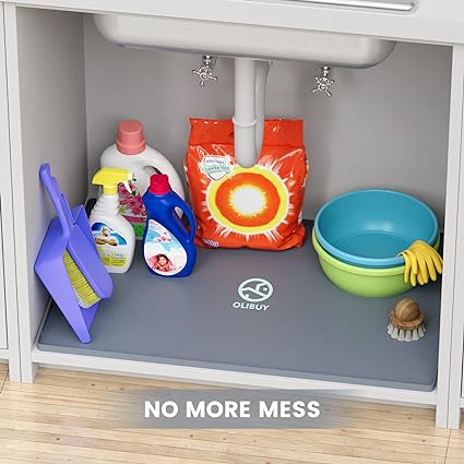34" x 22" Waterproof Under Sink Mat