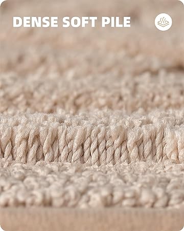 Upgraded White Bathroom Rugs - Refresh Your Bathroom with Color G Absorbent Microfiber Bath Mat - Non Slip, Soft, Washable, Quick Dry, 16βx24β Small Bath Rug Bathroom Carpet for Shower