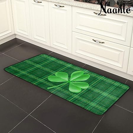 4th of July Anti Fatigue American Flag Non Slip Absorbent Floor Carpet Yoga Mat (3' in Diameter)