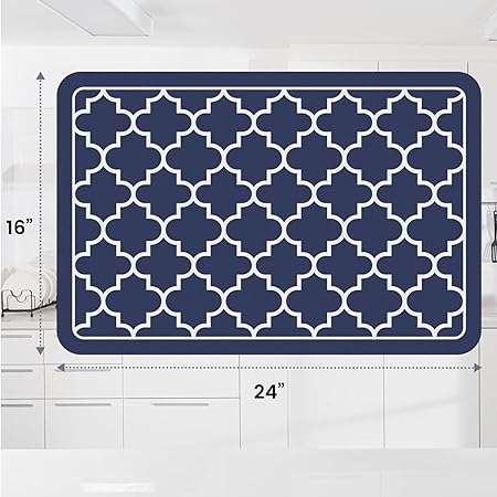 Dish Drying Mat Super Absorbent Drying Mat Large Dish Drying Mats for Kitchen Counter Easy clean Dish Mat Kitchen Drying Mat 15"x 18" Black