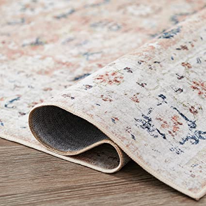 Brick Red Vintage Persian Traditional Area Rug