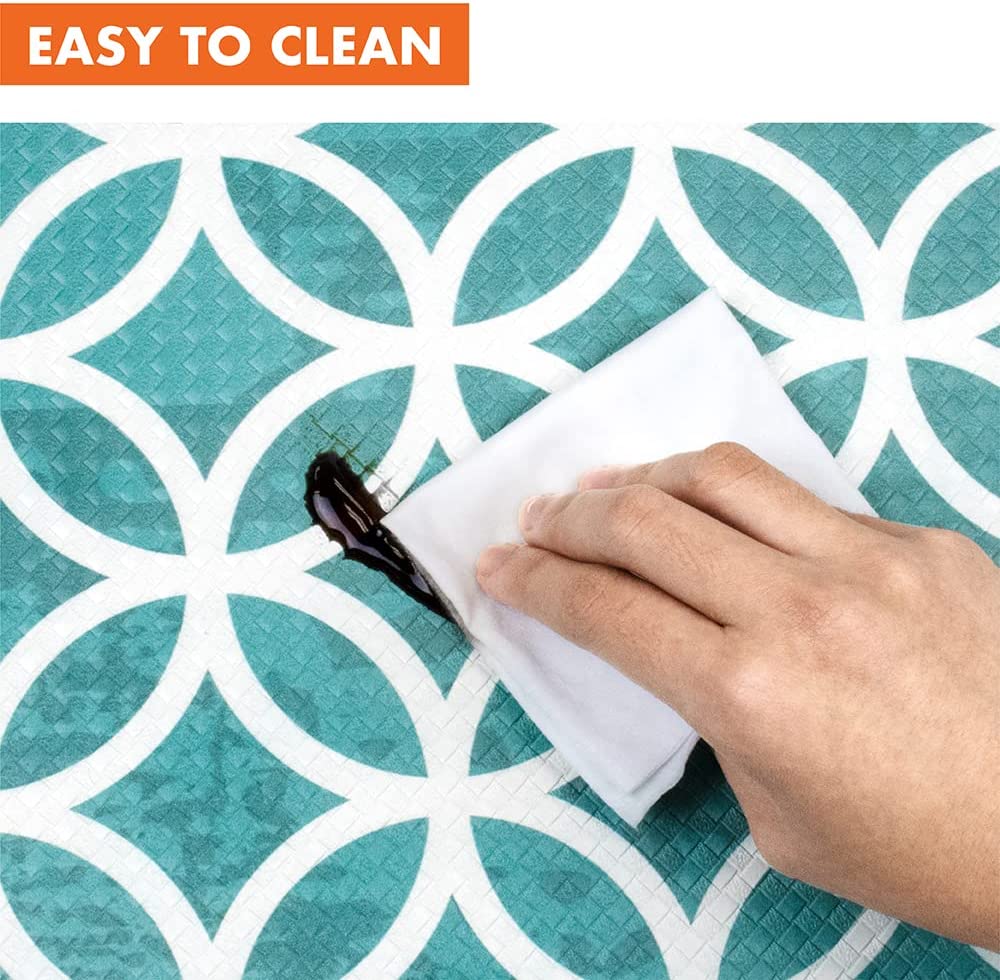 Anti Fatigue Reversible Cushioned Memory Foam Kitchen Rug Pad, 32x17 (Marble Gray)