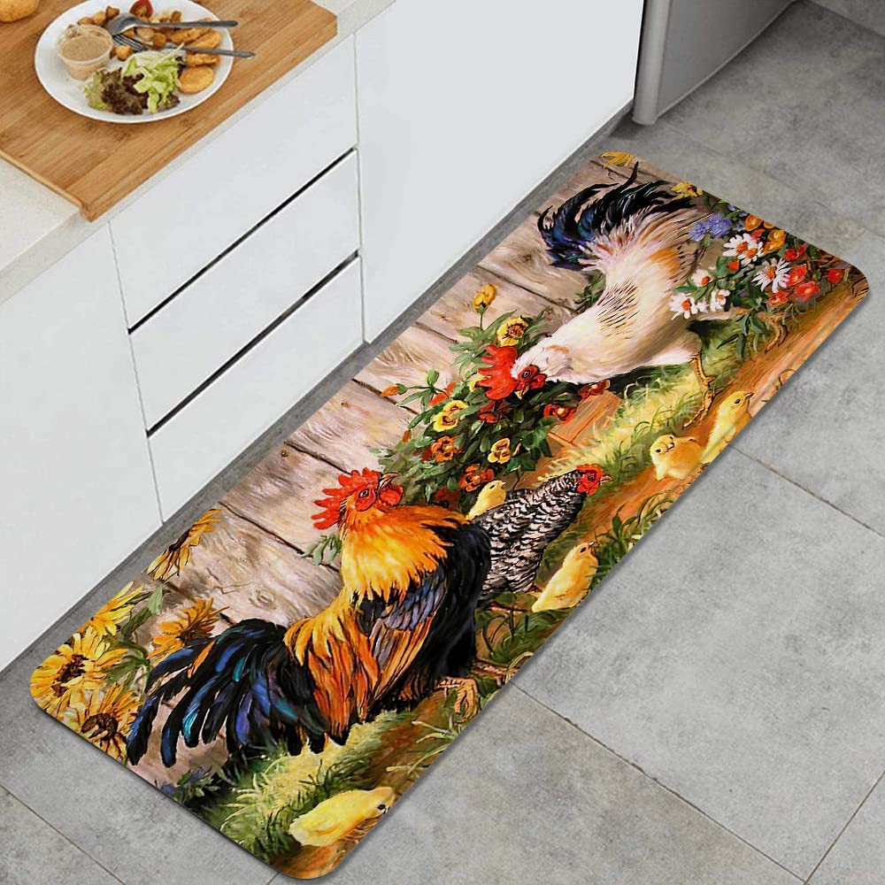 Home Decor Memory Foam Anti-Fatigue Non Slip Area Rug - 47.2" x 17.7"