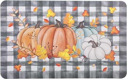 Absorbent Halloween Dish Drying Mat, 12"x20"