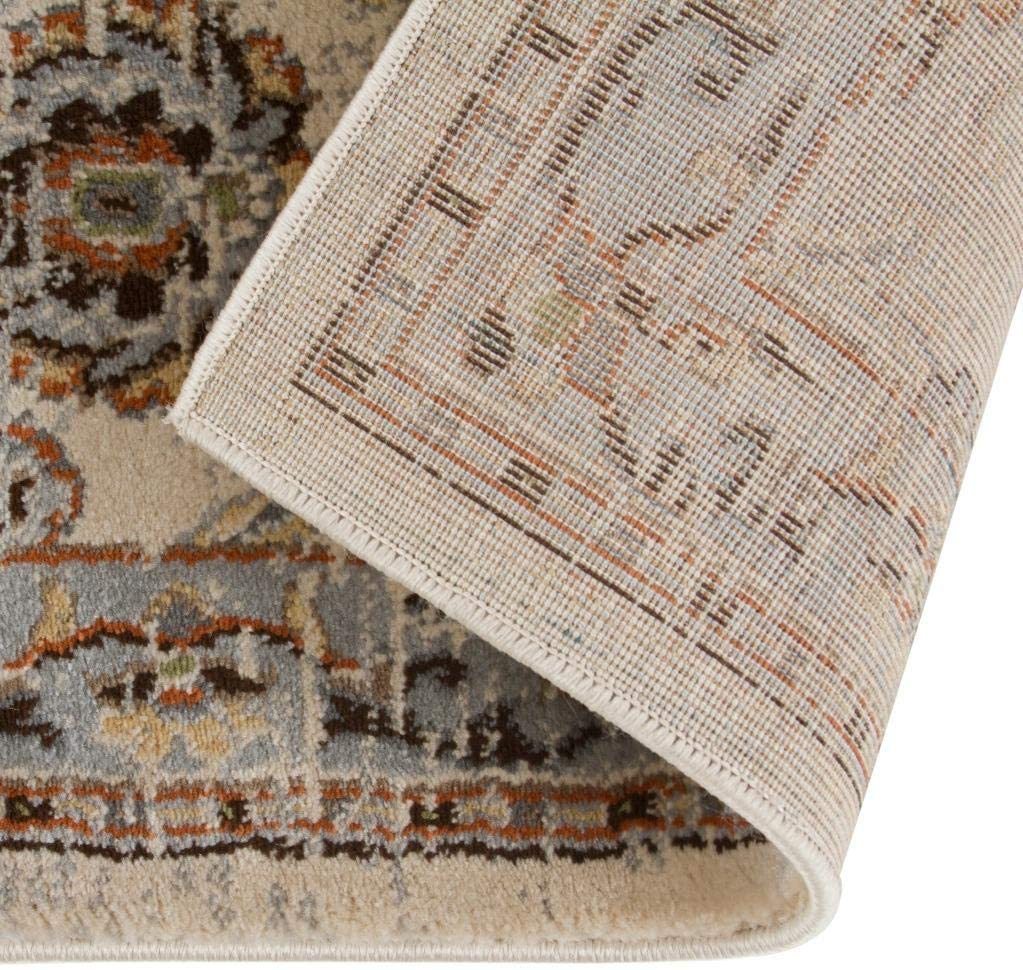Ivory 5x7 Oriental Soft Area Rug