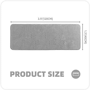 1.7x4 Feet Bedside Rugs Floor Rugs for Bedroom, Machine Washable Extra Soft Comfortable Carpet for Bedroom, Non-Slip Small Area Rug for Kids Puppy Home Decor Aesthetic, Beige