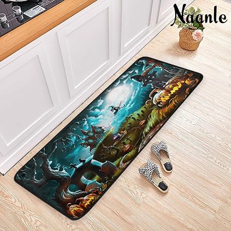 4th of July Anti Fatigue American Flag Non Slip Absorbent Floor Carpet Yoga Mat (3' in Diameter)