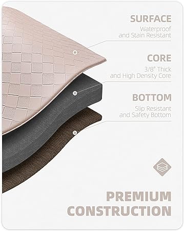 17βx71β Foam Comfort Kitchen Padded Mats for Standing, Waterproof Kitchen Sink Runner Rug