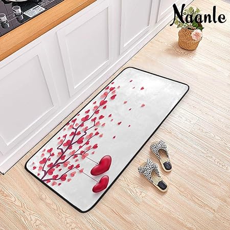 4th of July Anti Fatigue American Flag Non Slip Absorbent Floor Carpet Yoga Mat (3' in Diameter)