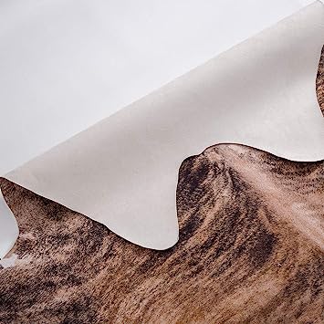 Zebra Print Faux Skin Cowhide Animal Design Mat