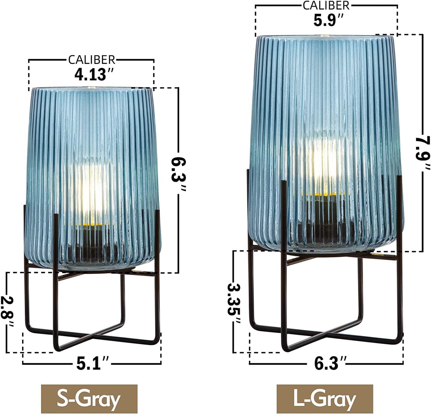 Battery Operated Small Accent Lamp with Timer