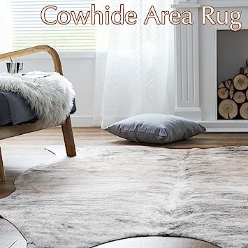 Zebra Print Faux Skin Cowhide Animal Design Mat