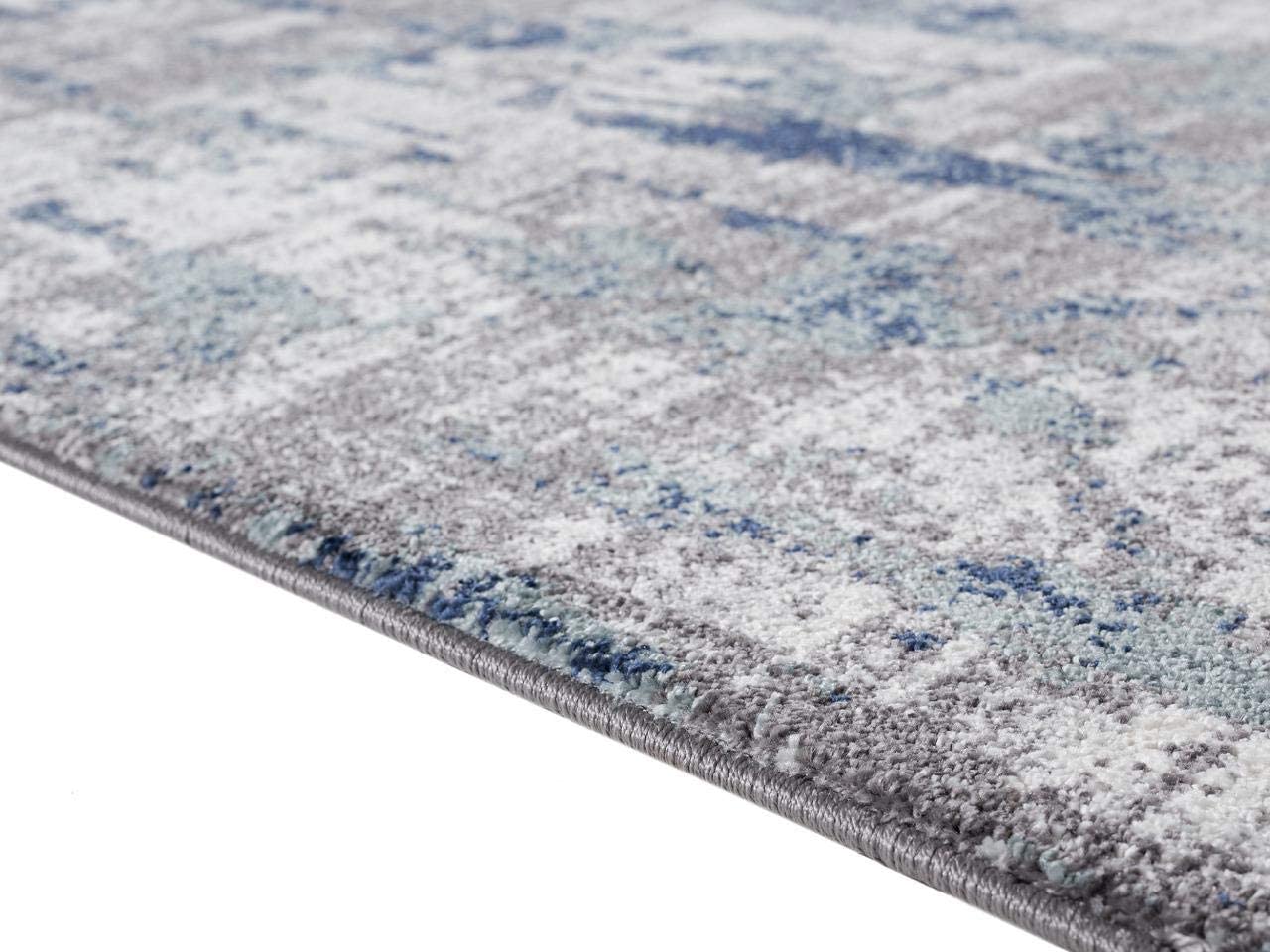 Hampstead Abstract Blue Soft Area Rug