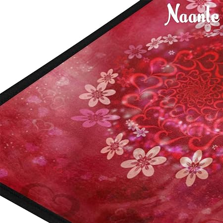 4th of July Anti Fatigue American Flag Non Slip Absorbent Floor Carpet Yoga Mat (3' in Diameter)