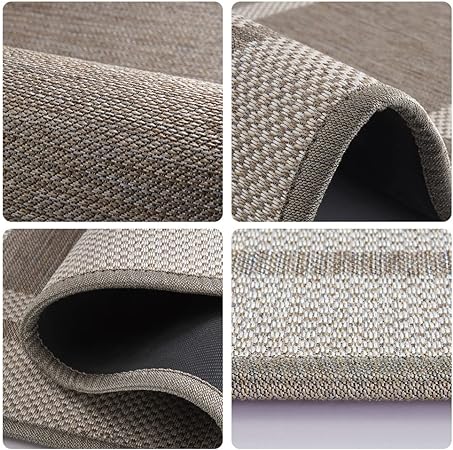 Non Skid Washable Kitchen Floor Mats Set 2, 17"x30"+17"x47"(Grey)