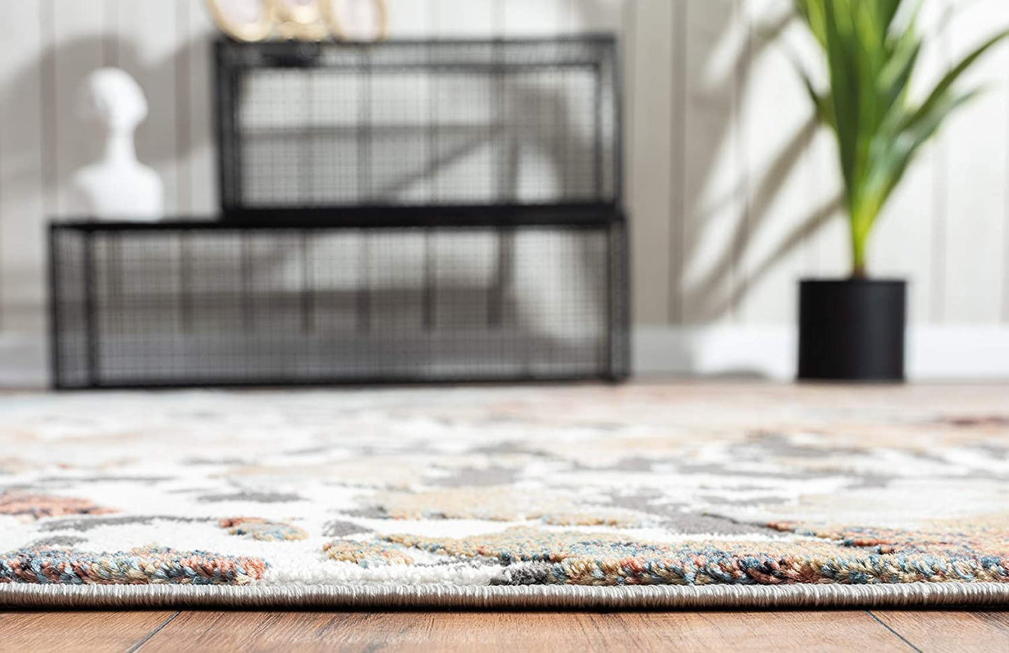Contemporary Distressed Farmhouse Modern Multi Area Rug
