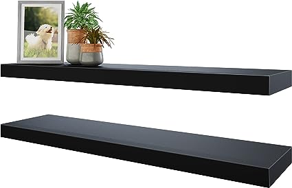 Set L24xW6 Decor Wall Mounted Hanging Shelves