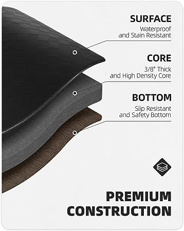 17βx71β Foam Comfort Kitchen Padded Mats for Standing, Waterproof Kitchen Sink Runner Rug