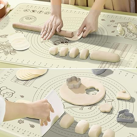 Silicone Extra Large Non-stick Baking Mat With High Edge, (20"X28")