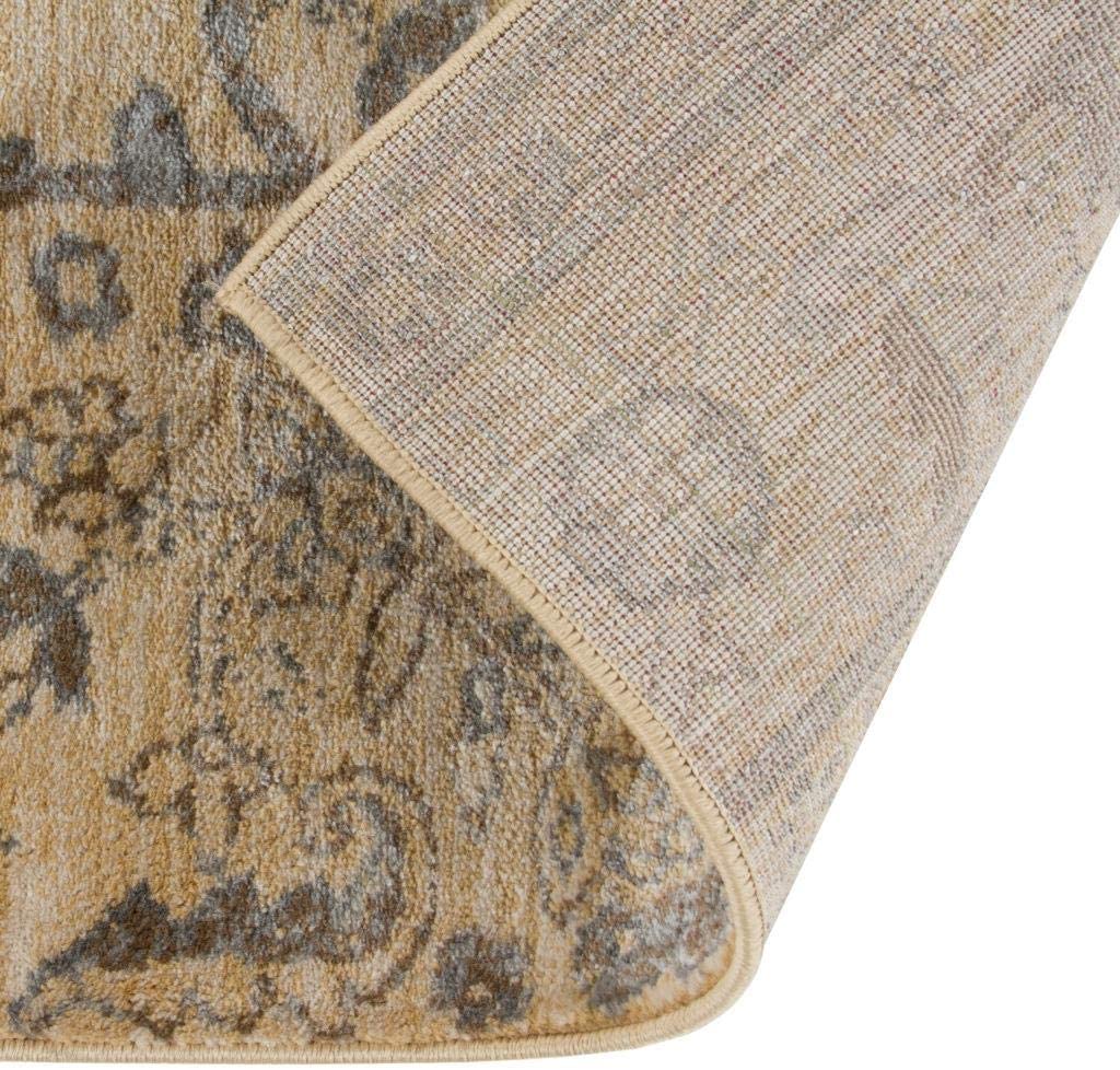 Ivory Oriental Soft Area Rug