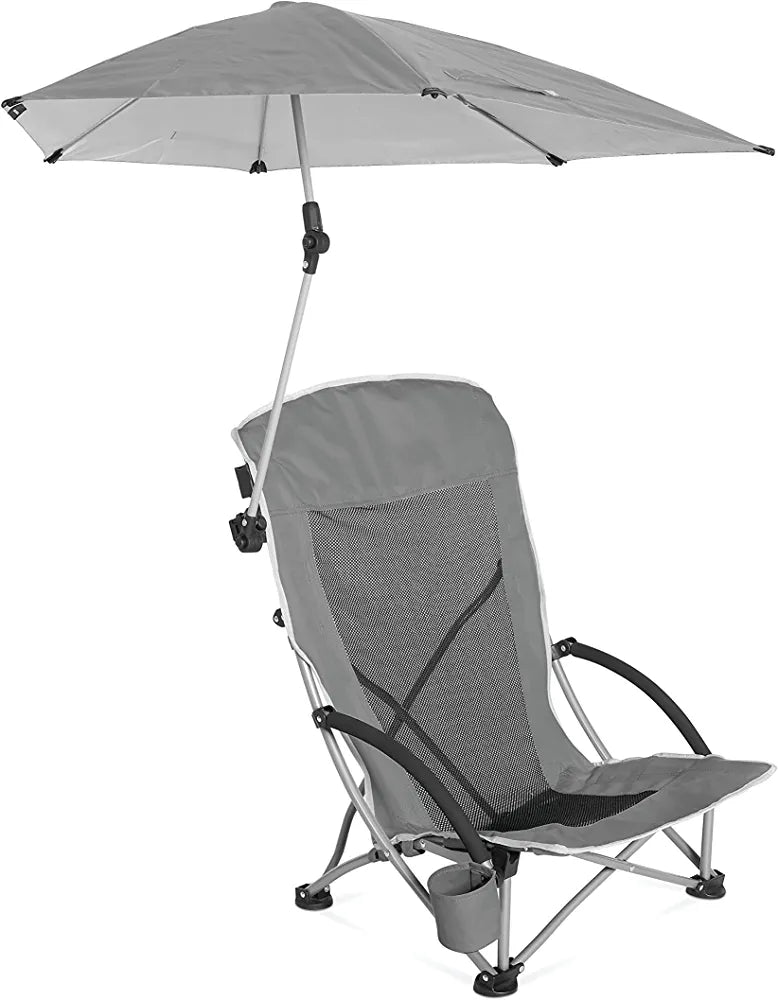 Shade Camp Recliner Chair with Umbrella