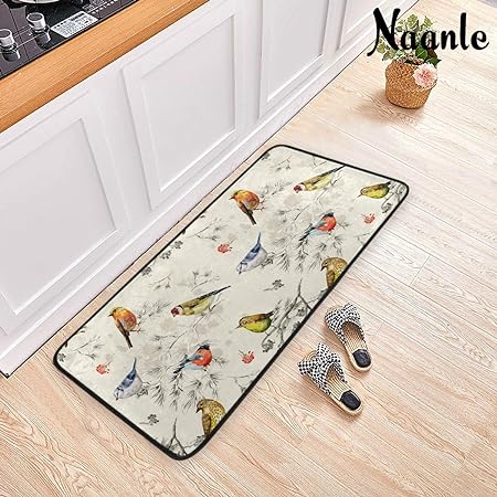4th of July Anti Fatigue American Flag Non Slip Absorbent Floor Carpet Yoga Mat (3' in Diameter)