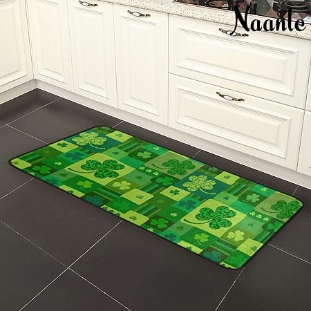 4th of July Anti Fatigue American Flag Non Slip Absorbent Floor Carpet Yoga Mat (3' in Diameter)