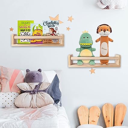Nursery Book Shelves Set of 4