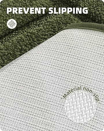 Upgraded White Bathroom Rugs - Refresh Your Bathroom with Color G Absorbent Microfiber Bath Mat - Non Slip, Soft, Washable, Quick Dry, 16βx24β Small Bath Rug Bathroom Carpet for Shower